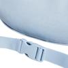 New Adidas Polyester One Shoulder Crossbody Fanny Pack Unisex Light Blue JV8465