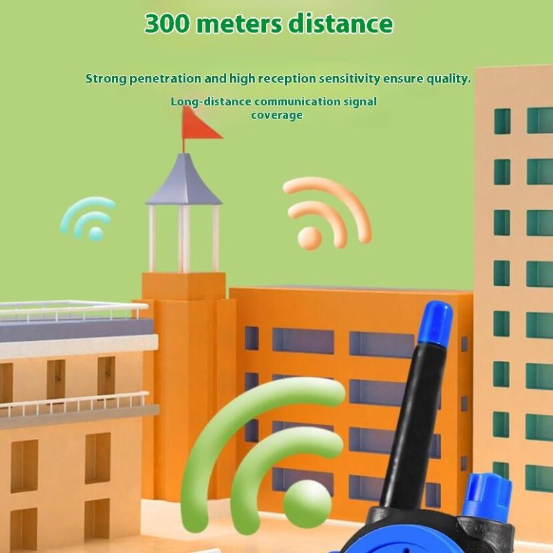 2 Stück Kinder Eltern-Kind-Sprechanlage Cartoon Niedliches Walkie-Talkie Mobiltelefon Outdoor-Spielzeug Jungen und Mädchen Lernspielzeug