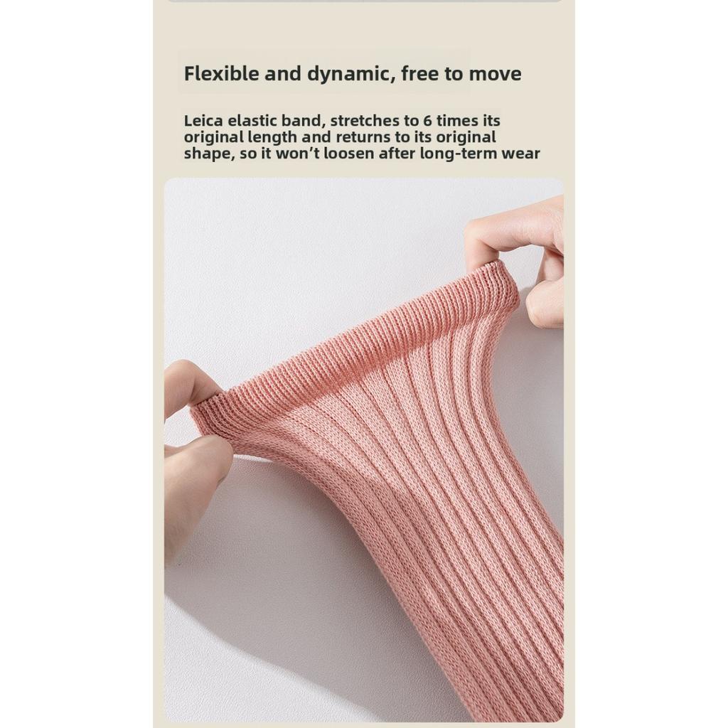 5-1 Perechi de Șosete Profesionale Anti-Alunecare pentru Yoga cu Ciorapi Extinși și Îngroșați Absorbți de Transpirație pentru Fitness, Pilates și Activități în Aer Liber