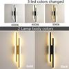 Modern LED Wall Lamp Long Acrylic Lampshade Led Lights Indoor Lighting for Living Room Corridor Light Fixture Room Decoration