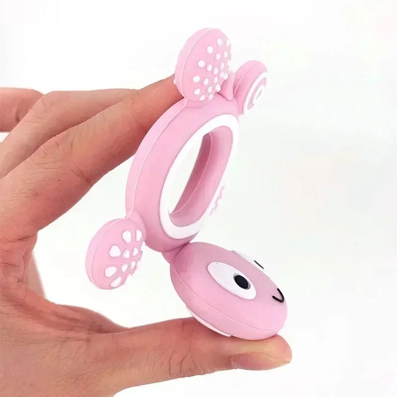 Silicone Teether Baby 0 12 Months Teething Toys Silicone Baby Teether Toys for Toddler BPA Free Baby Toys Gifts ADHD Kid's Stuff