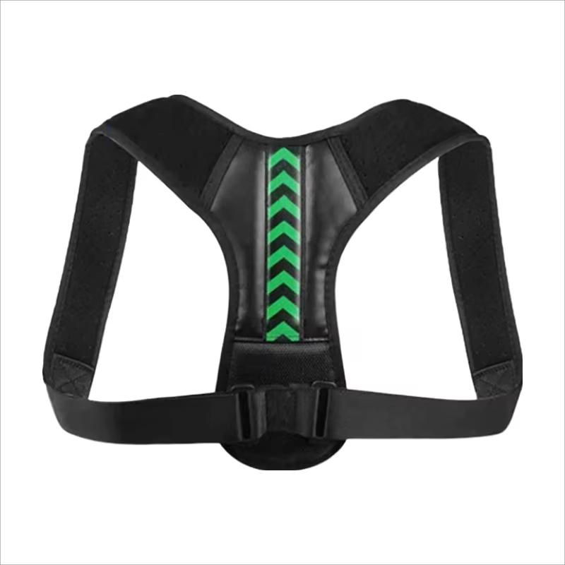 

1Pcs Posture Corrector Unisex Customizable For Clavicle Support Features Providing Pain Relief Ideal For Neck Back Region Shoulder Reshape Your L зелений