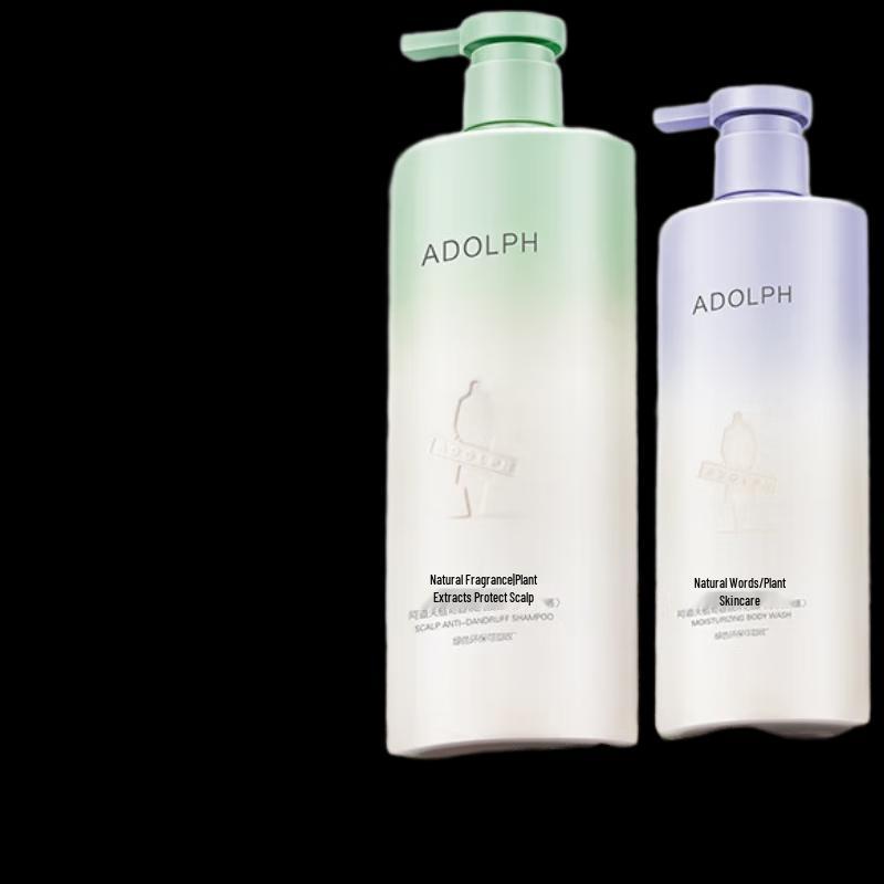Adolph Natural Fragrance Anti-Dandruff Shampoo & Body Wash Set