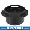 A ABSOPRO Universal Car Air Duct Connector Straight Air Heater Duct Joiner Connector Pipe 75mm Outer Diameter Black