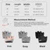 1Pair Breathable Anti-Slip Workout Gloves Four Finger Hand Palm Protector  Heavy Duty Accessory