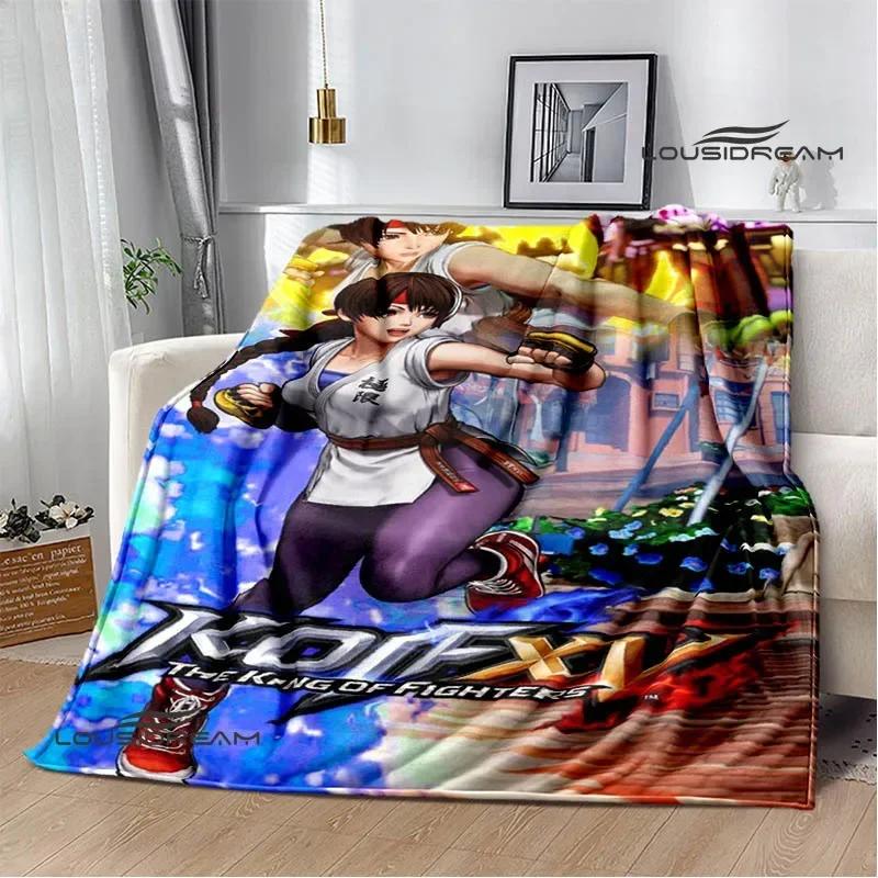 3D Game KING OF FIGHT Cartoon Printed Blanket Warm Flannel Blankets Soft and Comfortable Blanket Bed Linings Birthday Gift