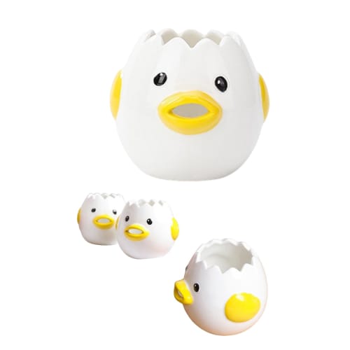 Hlomua Hiro Egg Separator, Egg Yolk Separator, Egg White Separator, Raw Egg Separator, Cookware for Kitchen and Baking, Cleanly Separates Eggs, Cerami