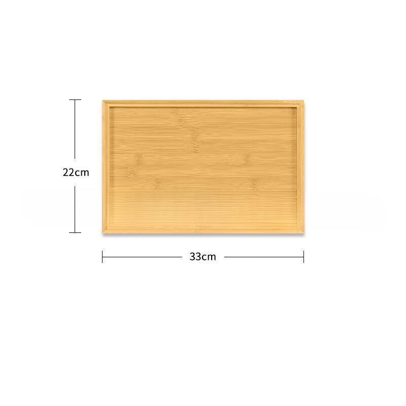 Bamboo Wood Rectangular Serving & Tea Tray