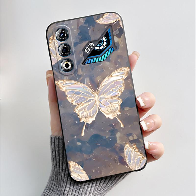 For ZTE Nubia Neo 3 Neo3 GT 5G Case Z2465N Shockproof Silicone TPU Butterfly Flower Back Cover For Nubia Neo 3GT Soft Phone Case