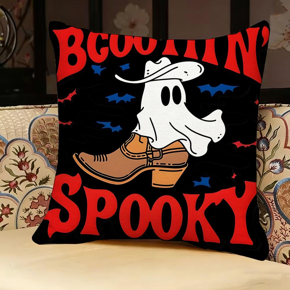 Halloween Pillow Case Pillowcase, Double-sided Printed, Sofa Cushion, Bedroom Headboard Pillow