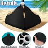 Base per ombrellone da spiaggia, peso in tessuto Oxford 600D, sacchi di sabbia resistenti per ombrellone da spiaggia, supporto per ombrellone da patio, base a sbalzo