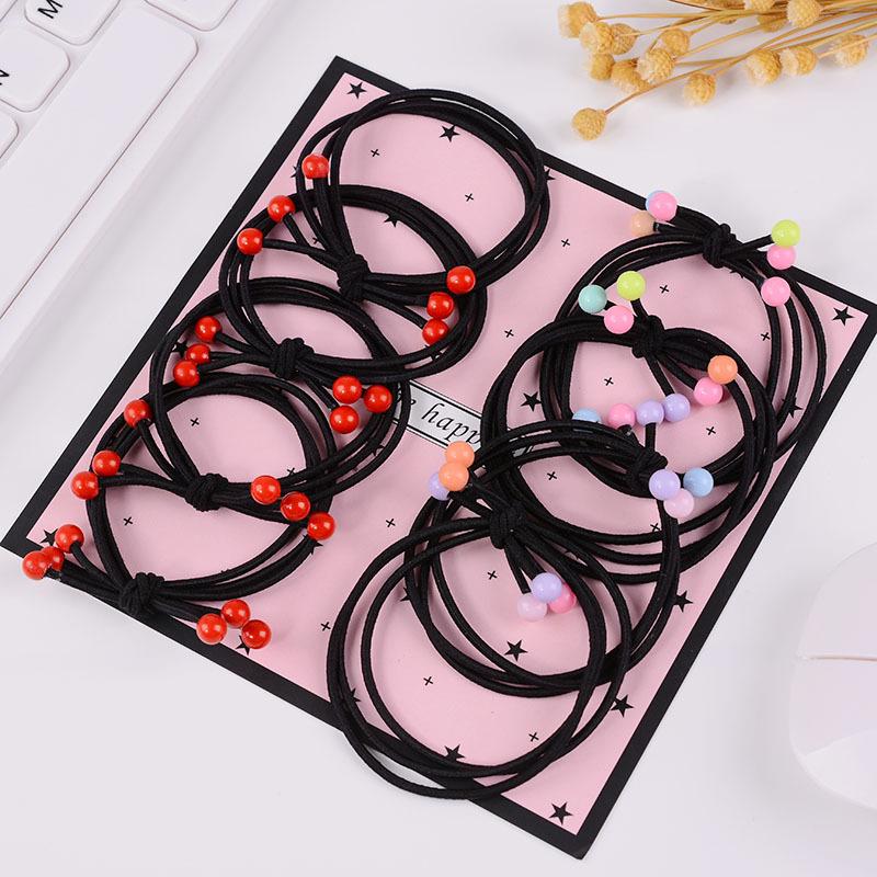 

Korean-Style Handmade Red Bean Cherry Hair Tie for Mori Girls