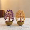 Natural Crystal Money Tree of Life Home Office Decoration Ornament