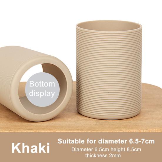 Chránič dna pohárku na vodu Neklouzavý Protiopaření Láhev na vodu Silikonový návlek na baňku Spodní kryt pohárku Ochranný kryt pohárku Příslušenství