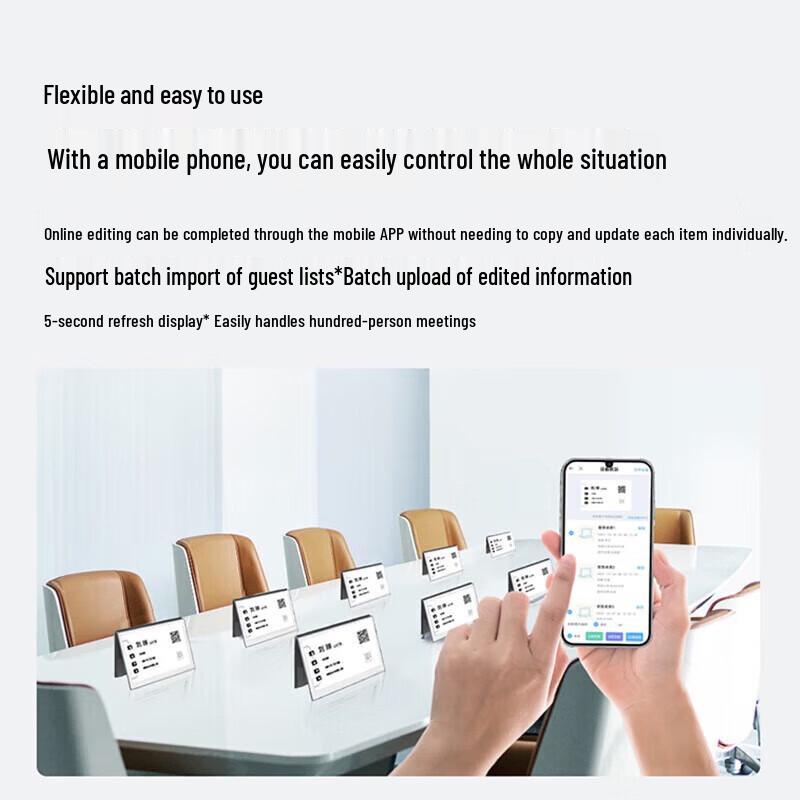 MAXHUB Smart E-Ink Conference Desk Sign (CN version)