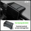 Für Xpeng G6 2023-2025 Türseiten-Aufbewahrungsbox TPE Front- und Hecktürgriff-Organizer Aufräum-Getränkehalter-Aufbewahrungsbox Autozubehör