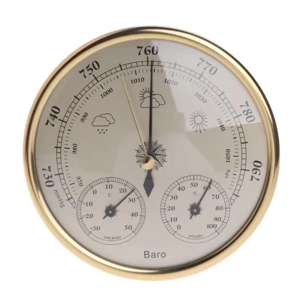 3 In 1 Barometer Thermometer Hygrometer Wall Mounted Temperature and Humidity Gauge Household