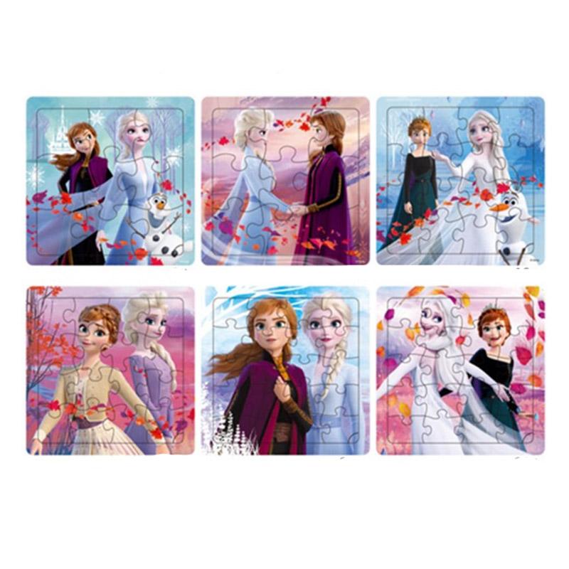 

Styles Frozen Elsa Jigsaw Puzzle Games Baby Early Learning Educational Toy Kids Cartoon Cute Vehicle Puzzles Children Gift 6 Kid Friendly Entertaining 13x13cm
