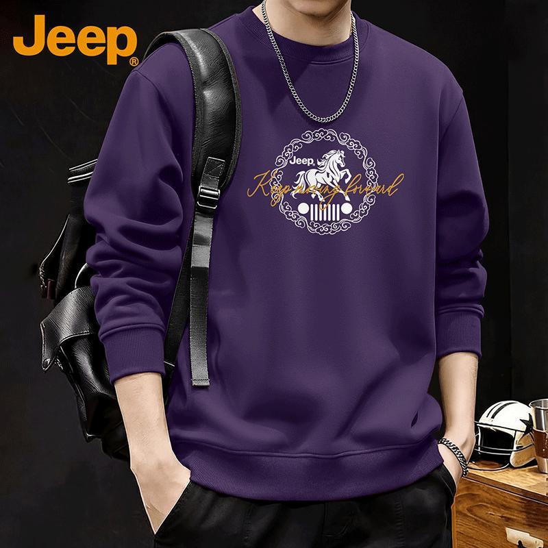JEEP Men s Casual Pullover Sweatshirt L