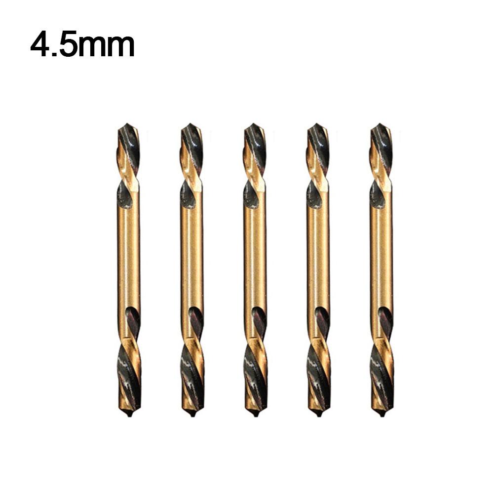 HSS Double Headed Auger Drill Bits Set 5pcs Perfect for Drilling Wood and For Metal with Hand and Electric Drills