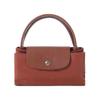 Longchamp Le Pliage Green Lightweight Convenient Foldable Recycled Canvas Tote Bag Women Tote Bags Chestnut 1621919404