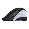 Men Advanced Hat Hollow Out Contrast Color Thin Breathable Soft Sunscreen Washable Men Beret Men Summer Cap Headwear