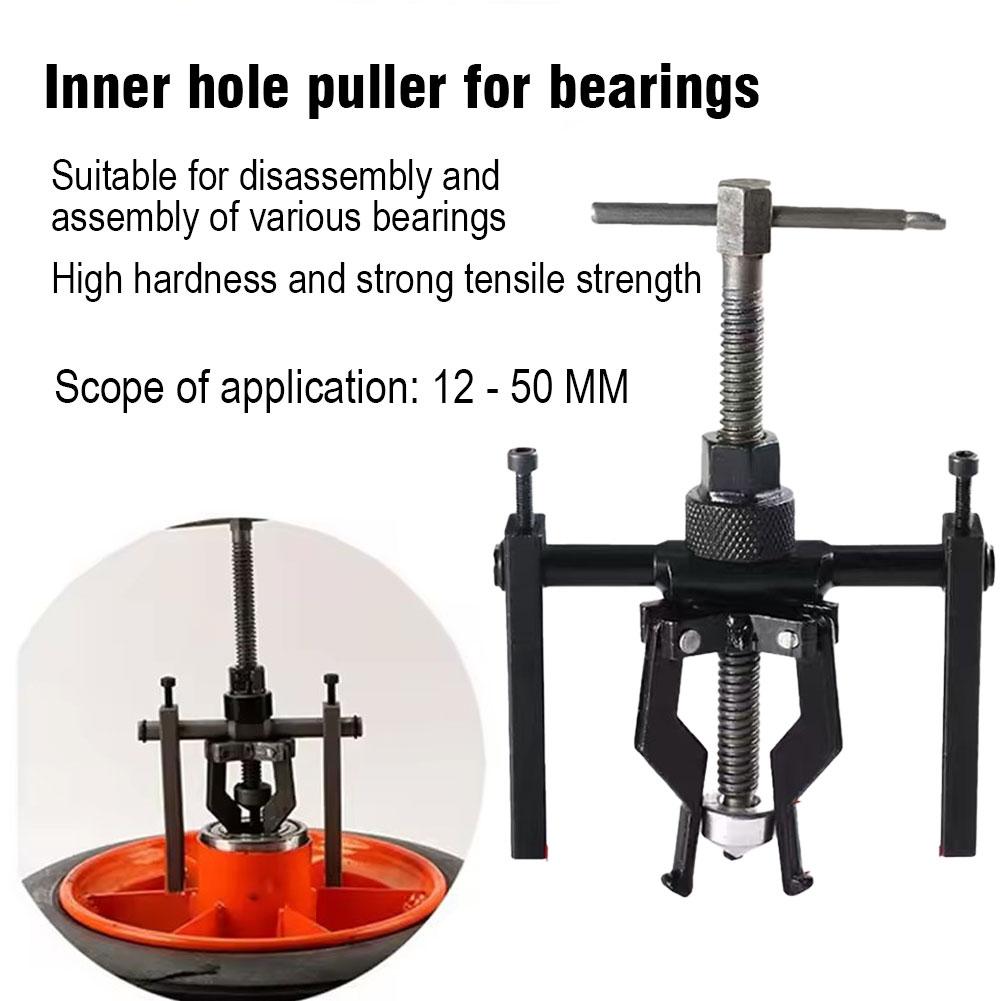 Bearing Puller Tool Three-claw Puller Car Repair Tool Labor-saving Car Separation Extractor Inner Bearing Puller Gear for Car
