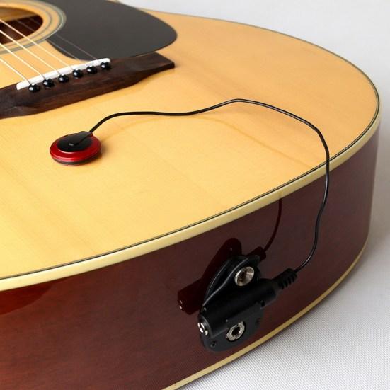 Stanzfreier Mono Professional Gitarren-Pickup Piezo-Element Geige Mikrofon-Pickup Saiteninstrument Zubehör