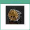 Bitcoin Sběratelská edice Kovová pamětní mince s vlastním gravírováním pro dárek a propagaci