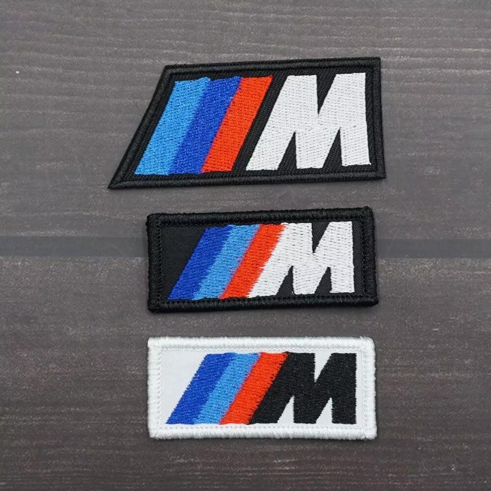 NVEQ9 Motorcycle Embroidery Badge Sew On Iron Patch Self-Adhesive Fabric Sticker For BMW F Series F10 F20 F25 F30 F34 F39 F48