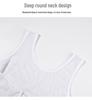 Men's Back-Support Waist Cincher: Mid-Row Buckle Body Shaper Vest