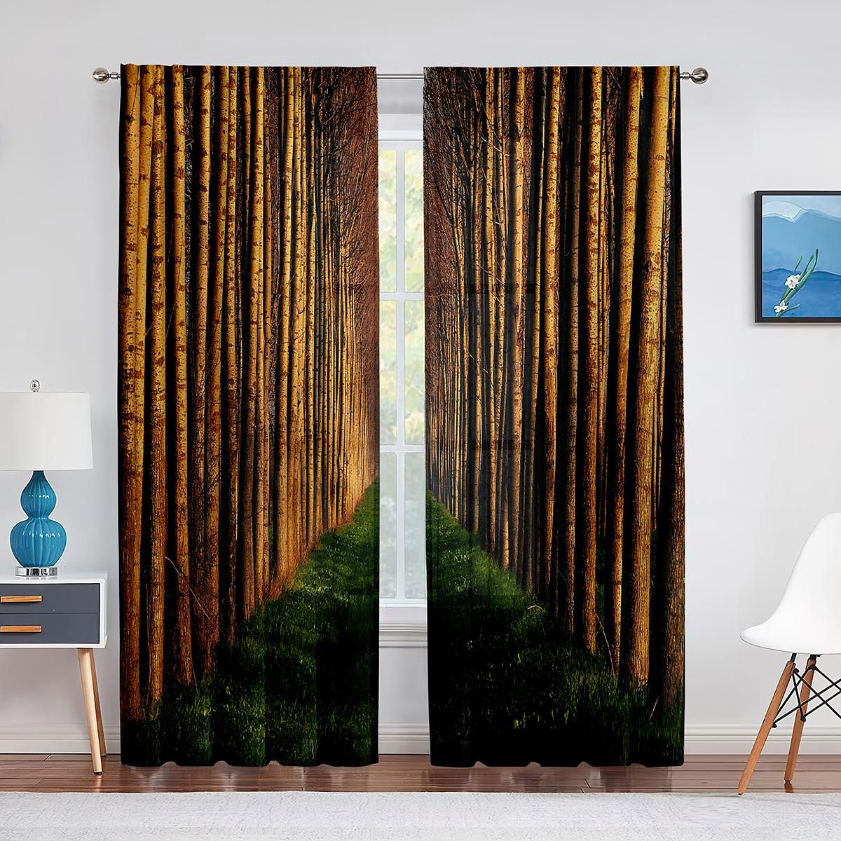 Прозрачная вуаль с лесом — фото 10