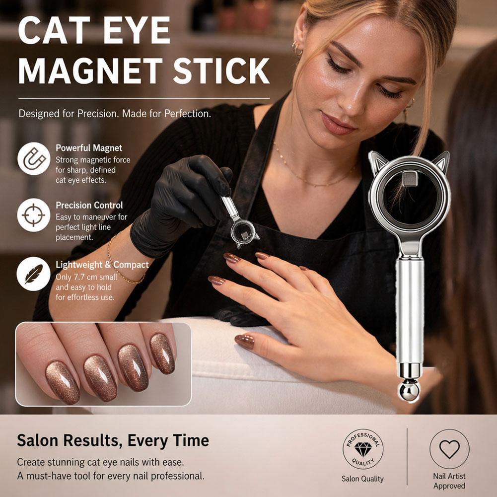 Cat Eye Nail Art Artifact Powerful Circular Magnet Absorbing Black Hole Cat Eye Assistive Nail Art Tool