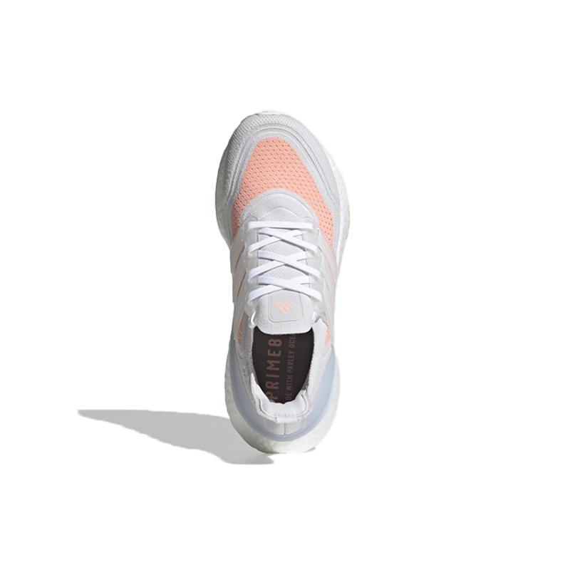 Adidas Ultra Boost 21 White Glow Pink Women's Sneakers FY0396