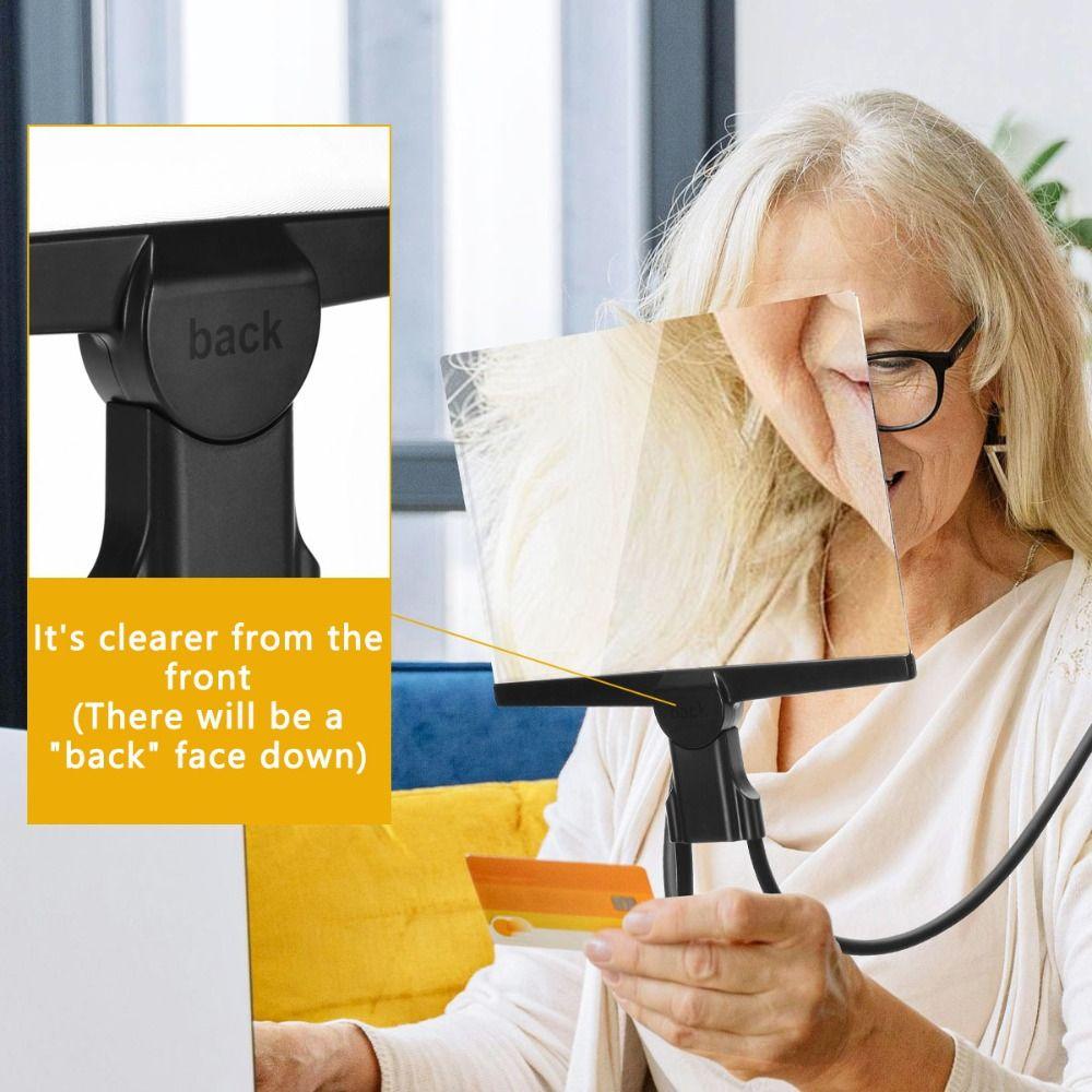 3X HD Fresnel Lens Magnifier Neck Hanging Reading Magnifier Durable Magnifying Glass Reading