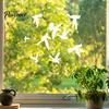 Fenster-Sichtschutzfolie Weiße Kolibri-Aufkleber für Vogelschlag, Kollisionsschutz-Aufkleber, Blendungsreduzierungs-Aufkleber für Innen, Kollisionsverhütung