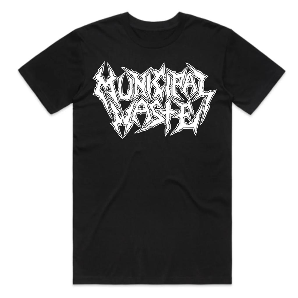 Municipal Waste Band Graphic Cotton Tshirt Unisex Unisex Women Short Sleeve Vintage Brand Retro Tee Streetwear Unisex