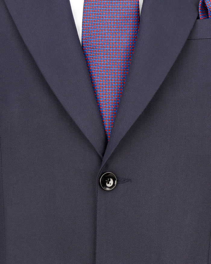Iridium Gray Single-Breasted Blazer