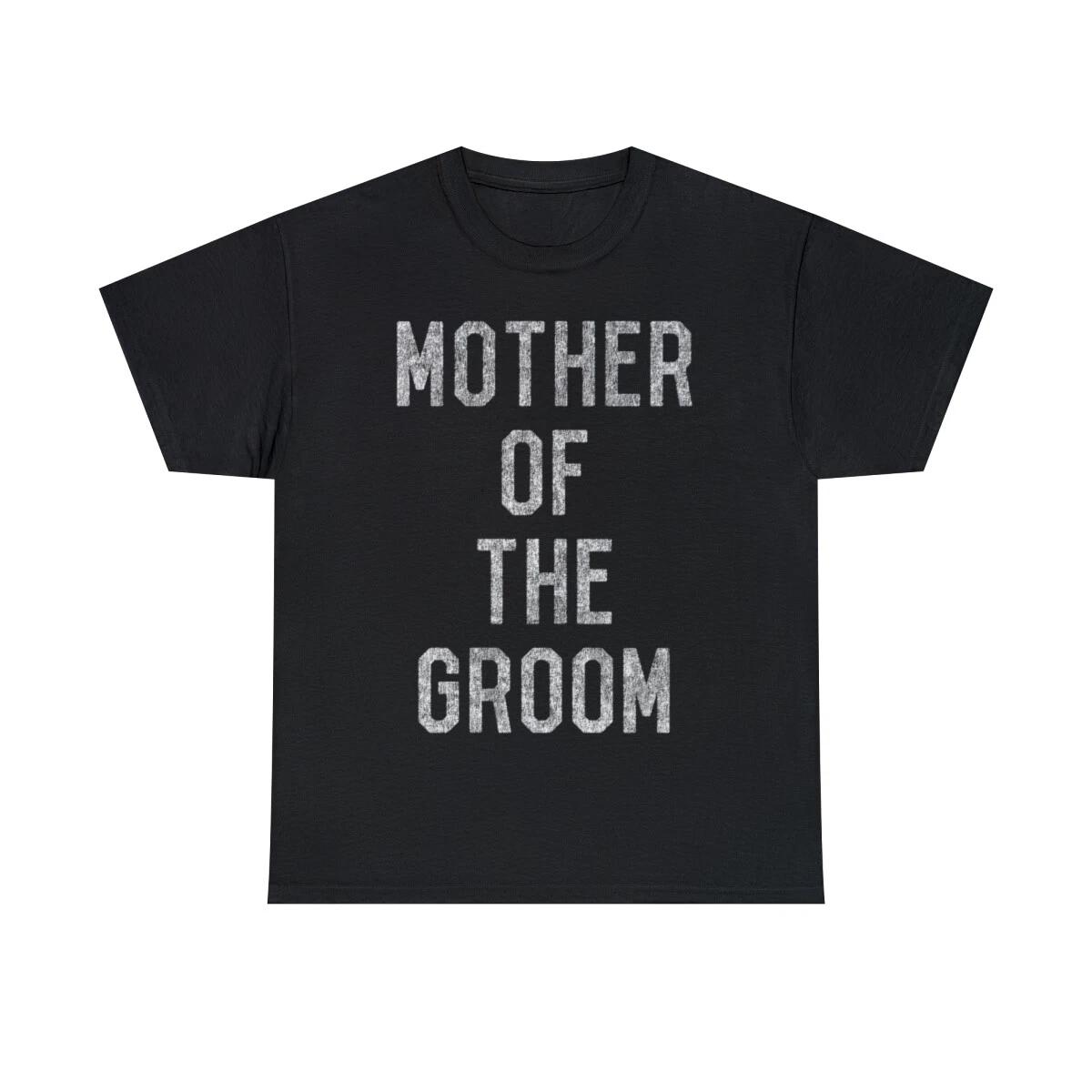 Mother Of The Groom Retro Short Sleeve Graphic T-Shirt, Sizes S-5XL S