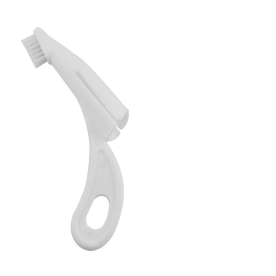 Pet Finger Toothbrush with Handle Teddy Dog Soft Brush Tartar Tooth Tool Dog Cat Cleaning Supplies