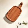 Multi-functional Fruit Chopping Board Thickened Wooden Chopping Blocks Kitty Shape Steak Tray  Home