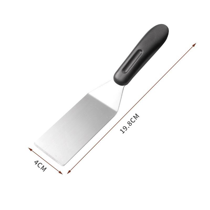 Neue Edelstahl-Steak-Brat-Schaufel Grillwerkzeug Kochschaufel Frittkuchen Backspatel Schaber Küchenzubehör Werkzeug