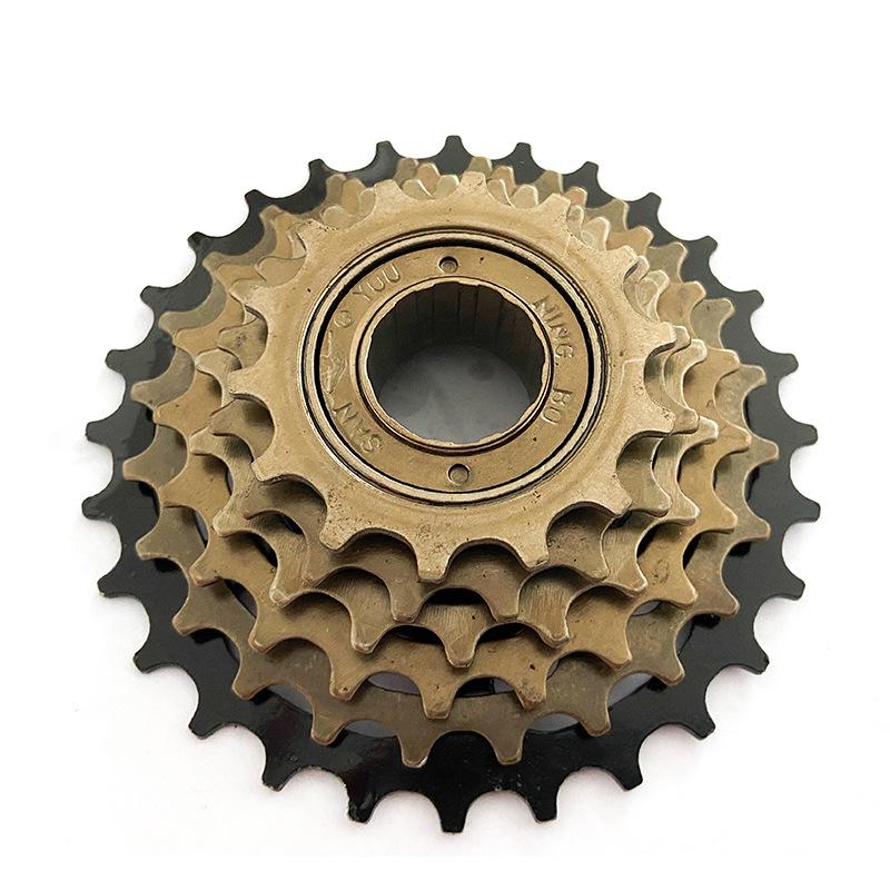 6/7/8-Speed Mountain Bike Freewheel: 13-28T Gears, 21/18/24-Speed Transmission Cycling Accessory