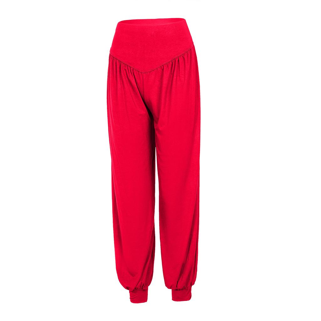 Pantalones de Yoga para Mujer Cintura Alta Pantalones de Danza Moderna Pantalones de Tai Chi