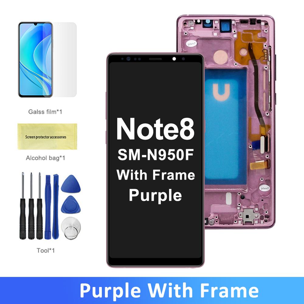 Priekš Samsung Note 8 displejs ar