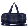 COLORFUL CANDY STYLE Art Supplies and Paint Set Watercolor and lightweight type Tartan check and dark green Cool mesh Shoulder strap included