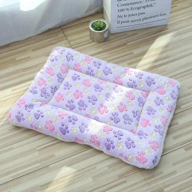 

Thicken Soft Pet Sleeping Mat - Warm Dog Cat Bed Blanket Rug Suitable for Puppy Kitten Small Large Dogs Comfortable Pet Bedding 35x29cm
