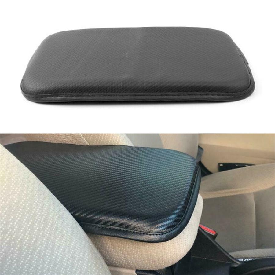 Car Armrest Leather Cushion Pads Center Console Mat Cover Protector Accessories
