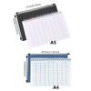 Blank Grid Financial Record Book Sturdy Cover Inventory Log Book  Financial Record Keeping