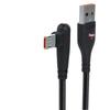 120W Fast Charging Elbow Data Cable for Android - Compatible with Huawei, Vivo, Oppo, Meizu with 6A Flash Charge